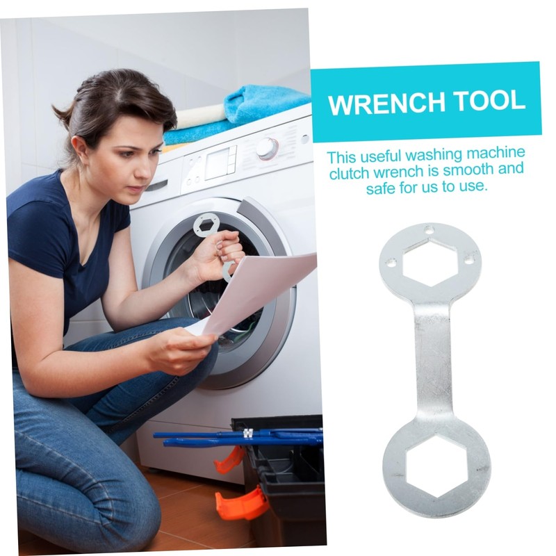 Tofficu High-strength Washing Machine Hand Wrench 36/38mm Spanner Nut Removal