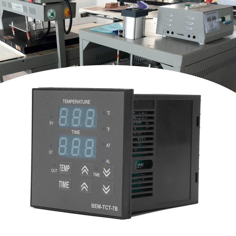 BERM Temperature Controller Heat Press Machine Thermostat Integrated Digital Display