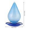 Hanging Transparent Plastic Hummingbird Feeder Outdoor Bird Feeding Device for