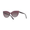 Vogue Eyewear Woman Sunglasses Transparent Purple Frame, Polar Grey Gradient
