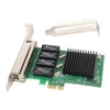 PCIe Network Card 4 Port 1000Mbps Transmission PCI Express 1.1