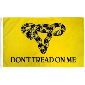 Don't Tread on Me Gadsden (Women's Rights) Flag 3x5ft Poly - Historical Decor