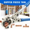 Delgada Copper Pipe Crimping Tool with 1/2" 3/4" and 1"