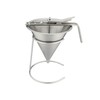 Matfer Bourgeat Bouillon Strainer/Chinois and Confectionary Funnel Stand