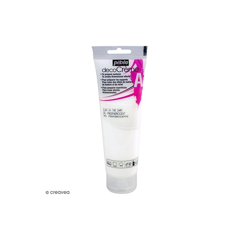 PEBEO 89404 120ml Deco Auxiliary, Acrylic, Glow in The Dark,