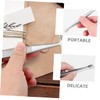 OATIPHO 4pcs Stainless Steel Stamp Grip Tweezers Precision Handling Tools