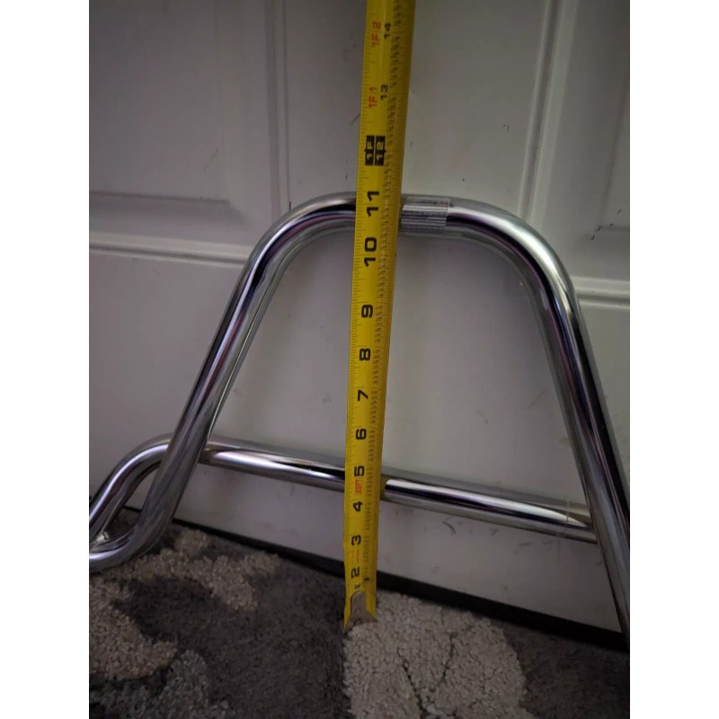 Unbranded BLACK PRETZEL BMX/ FREESTYLE BICYCLE HANDLEBARS 22.2 MM, 11"RISE