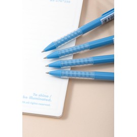 NOTEFUL Retractable Gel Pens Clicker, Medium Point 0.7, Premium Comfort Grip for Note Taking, Journaling and Smooth Writing