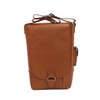 Primeware Vino2 Two Bottles Saddle Leather Wine Tote Messenger Carrier