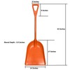 Ashman Plastic Snow Shovel with Durable Multi-Purpose Snow Plastic Shovel.