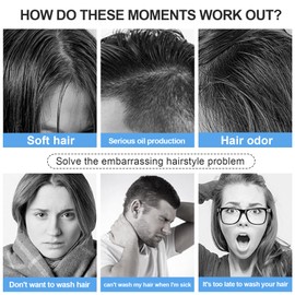 25 g Styling Powder with Matt Effect, Styling Powder, Grippy Hair, Hair Powder Men Women Styling, Hair Powder Volume with Matte Effect for Women and Men, Matte Texture, Long Lasting Hold