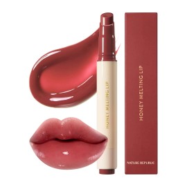Nature Republic HONEY MELTING LIP (05 PLUM) SOFT LIP STICK, Hydrating Gloss, Moisturizing balms