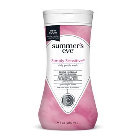 Summer?s Eve Simply Sensitive Daily Gentle Feminine Wash, Removes Odor, pH balanced, 9 fl oz