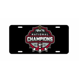 Unbranded National Champions Georgia 2021 Aluminium License Plate 6" x 12" highest quality