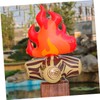 Hohopeti Decor Camping Party Props Inflatable Campfire Model Campfire Prop