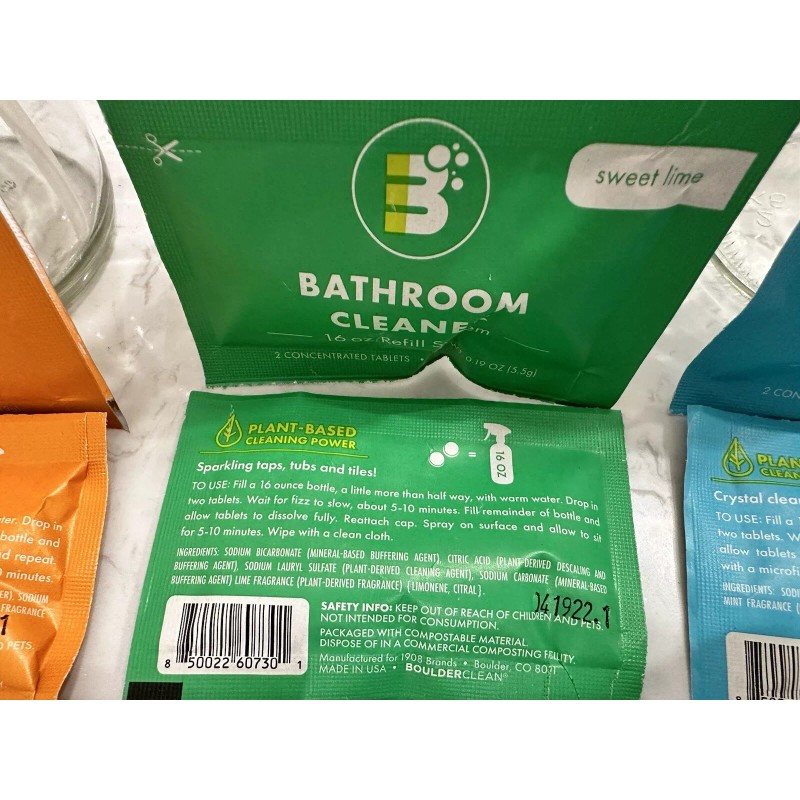 Boulder Clean Surface Cleaning Refill Kit - 16oz, Includes 3x