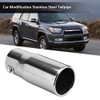aqxreight Tailpipe, Car Modification Stainless Steel Exhaust Pipe, Rear Tailpipe,