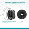 Bosch Lawn Trimmer Replacement Spool, Pack of 6 Trimmer Line