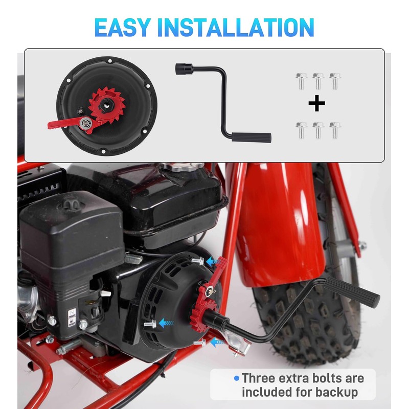 Easy Quick Fast Pull Start Recoil Starter Assembly Compatible with