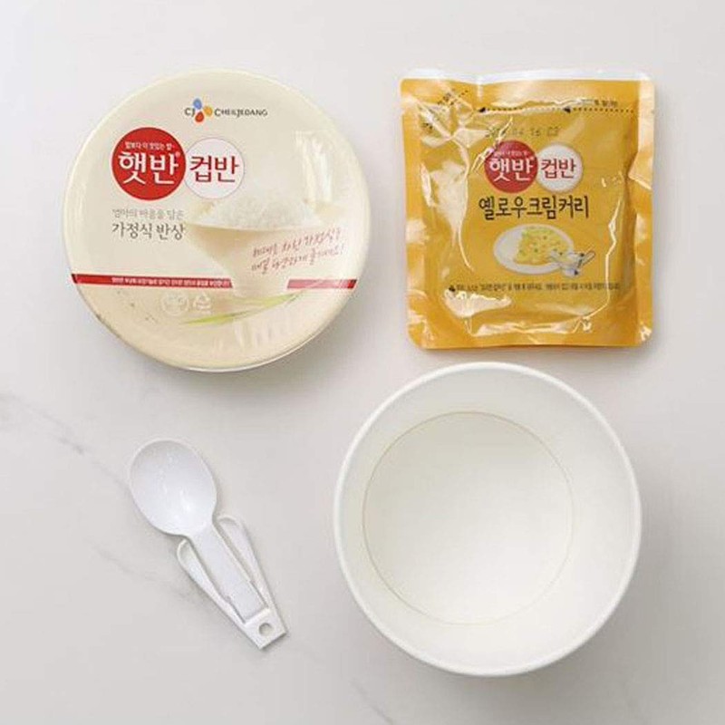 Cupbahn Korean Pre-Cooked Meal with White Rice - 25 Taste