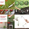 Gardening Manual Weeder Tool Set, 4 Pcs Stainless Steel Crack