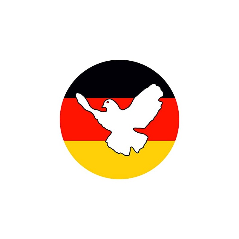 Generisch Flag Sticker Germany Peace Peace Dove Peace Dove 8