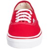 Tenis Vans Core auténticas y clásicas, Rojo, 6.5 US