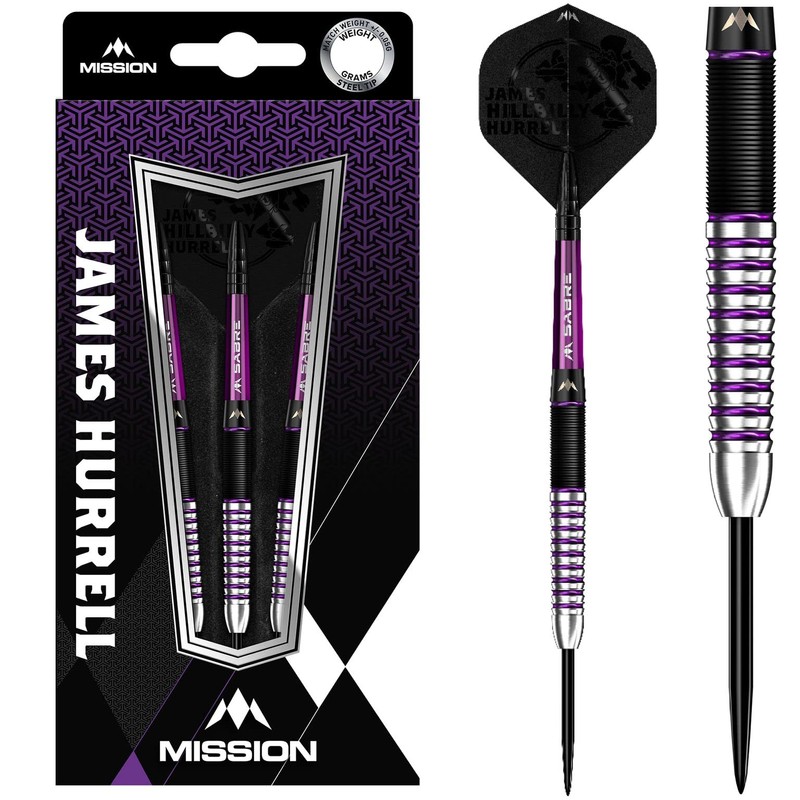 Mission Darts James Hurrell | 90% Tungsten Steel Tip Darts