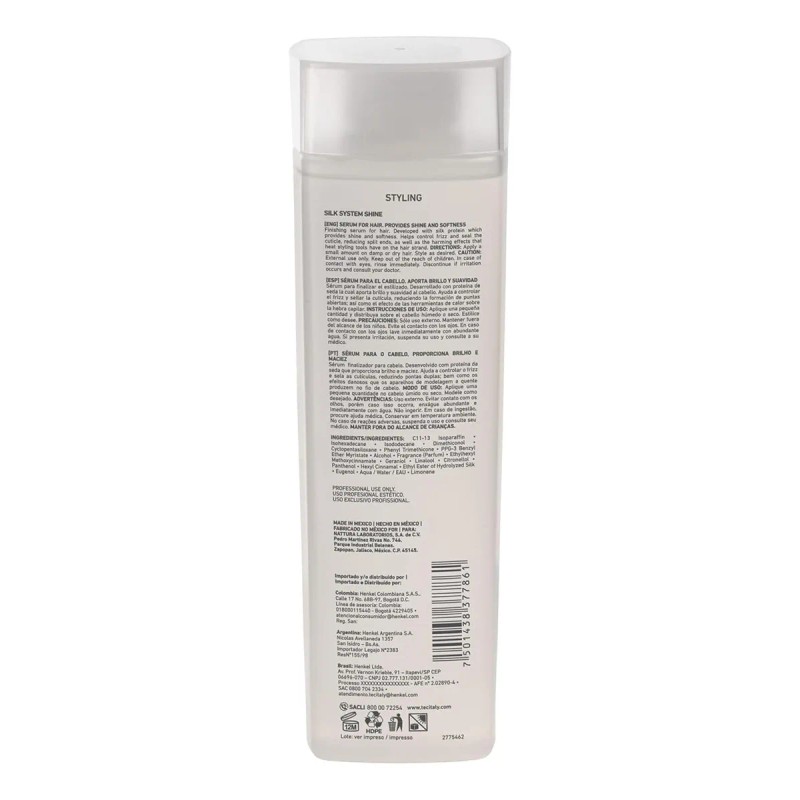 Tec Italy Silk System Shine Sérum Da Brillo Y Suavidad