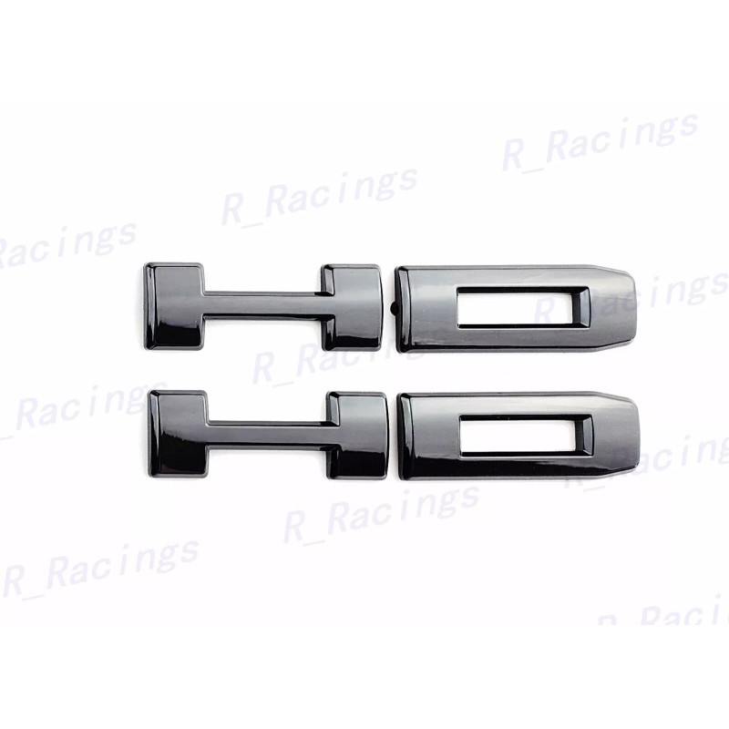 Auto OVERLAY Gloss Black SIERRA HD SLT Emblems Fit 2024+