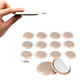 1 1/4inch 16PCS Furniture Sliders for Hardwood Floors,Chair Legs Floors Protectors,Kitchen Appliance Sliders, Self Adhesive Small Appliance Slider for Counter,Kitchen Aid