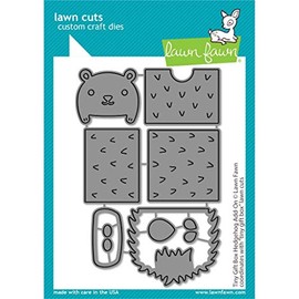 Lawn Fawn LF2439 Tiny Gift Box Hedgehog Add-On Custom Craft Dies