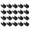 PATIKIL 22mm Rectangle Chair Leg Covers 20pcs Plastic Non-Slip Furniture