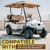 ECOTRIC Tinted Windshield Compatible with 2007-2016 Yamaha Drive G29 Gas