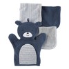 Carter's Baby Boys' Bear 4-pack Washcloths