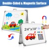White Board Dry Erase 24" x 18", Magnetic Portable Foldable