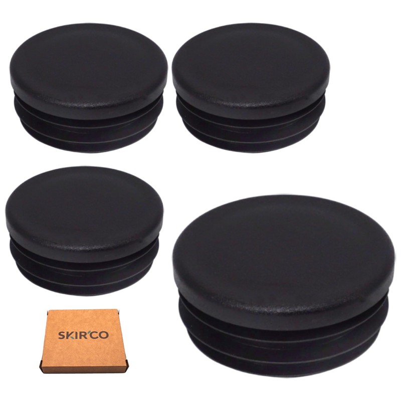 SKIR'CO (4 pcs) Round Tube Inserts 50 mm, Fence Post