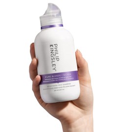 PHILIP KINGSLEY | Pure Blonde/Silver Purple Brightening Shampoo | Color Correcting Shampoo for Blonde, Silver, Grey, Platinum, Bleached, Brassy Hair | For Orange Brassiness and Yellow Tones | 8.4oz