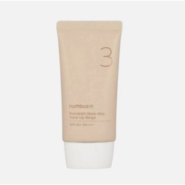 numbuzin No.3 Porcelain Base-skip Tone Up Beige 50ml Base-Skip Tone-Up Beige