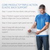Core Products Triple Action Elastic Back Support - Medium