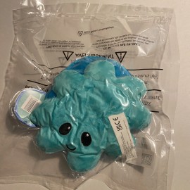 TeeTurtle Original Reversible Octopus Plushie Light n Dark Blue Sensory Fidget