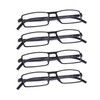TERAISE Reading Glasses for Men 4-Pack Ultralight Blue Light Blocking