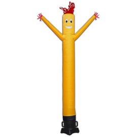 Hi Suyi 20ft Advertising Inflatable Tube Men Blow Up Giant Waving Arm Fly Puppet Christmas Decorative Signs for Business Store Party (No Blower)