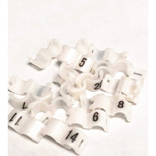 fpigeon 2.7mm 3mm 4mm 4.5mm 5mm Birds Leg Clips Open