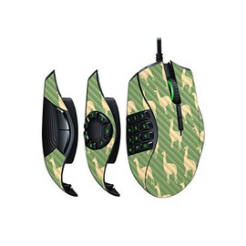 MightySkins Carbon Fiber Skin for Razer Naga Trinity - Llama | Protective, Durable Textured Carbon Fiber Finish | Easy to Apply, Remove, and Change Styles | Made in The USA