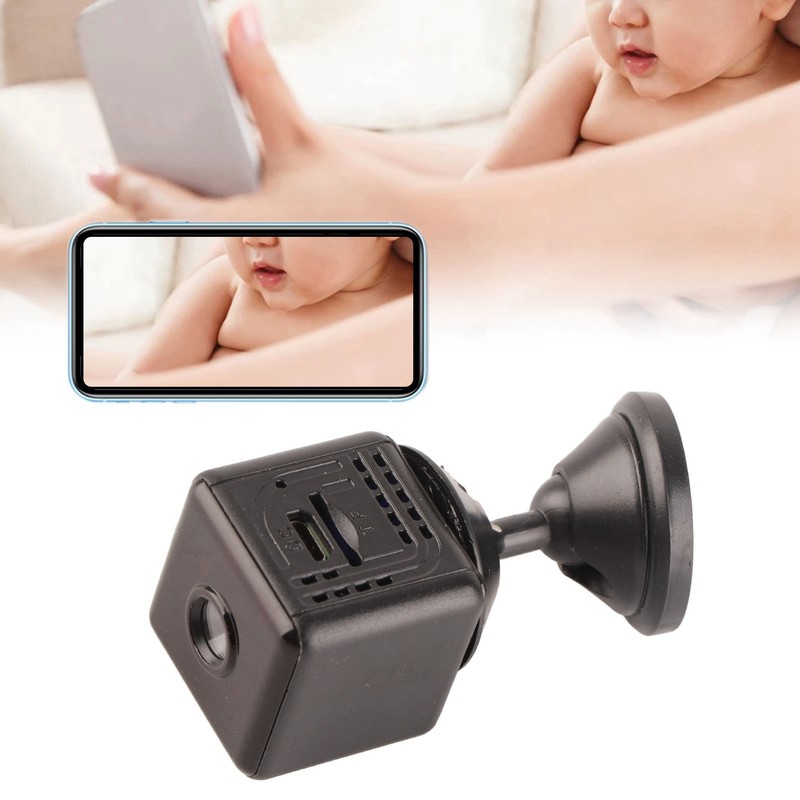 Wireless Mini Cube WIFI Camera No Light Night Vision Silent