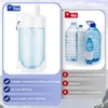 Maxdot 12 Pack 1L Collapsible Travel Water Bottles with Clip
