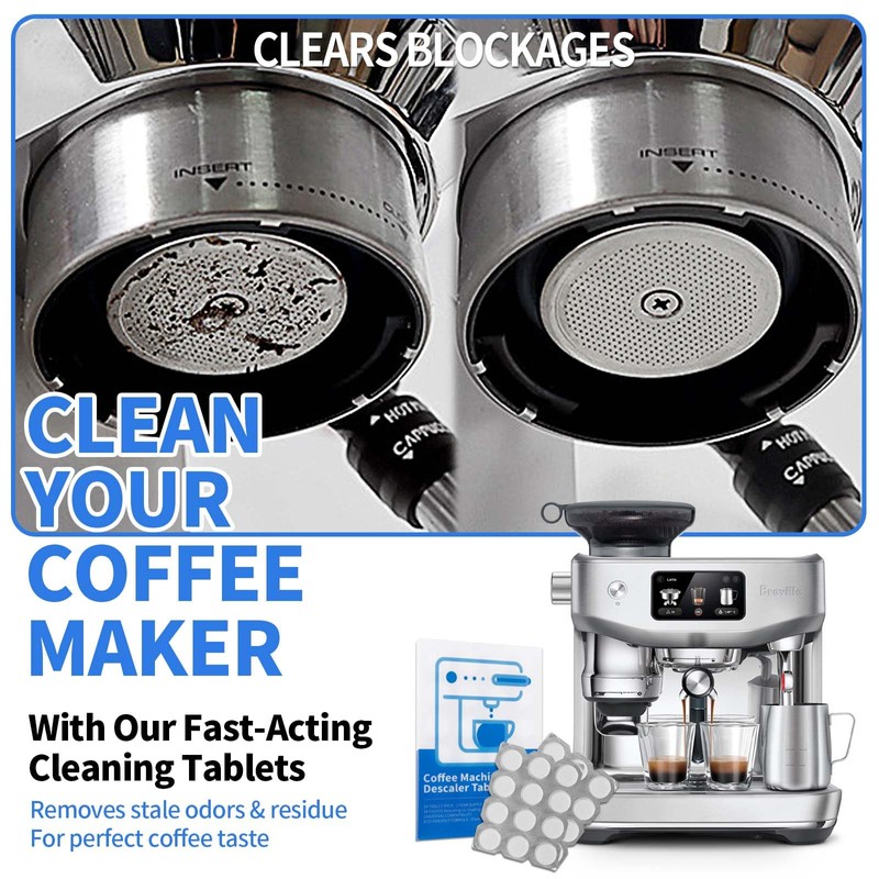 coldpa + Coffee Machine Cleaning Tablets, Machine Descaler Tablets, Deep