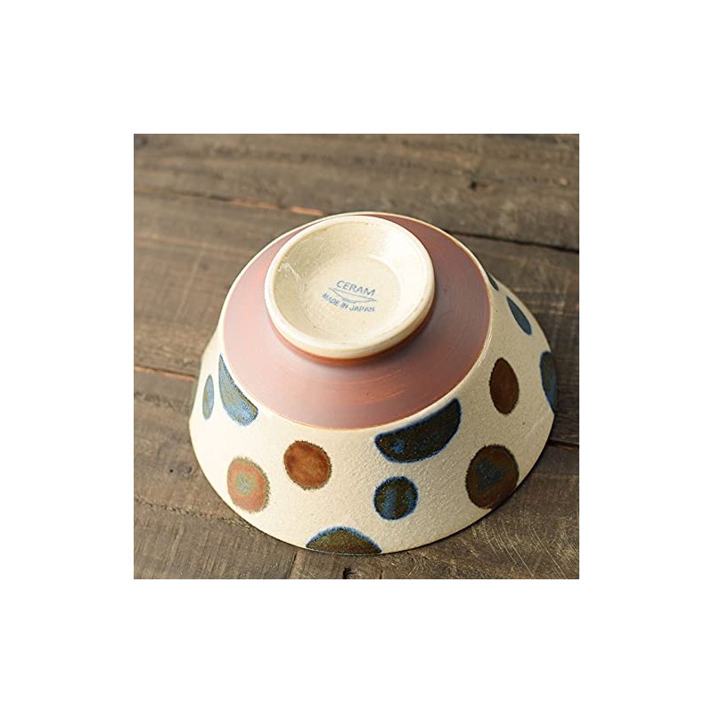 Kobayashi Pottery Paikaji Ring-Shaped 6.0 Donburi Rain