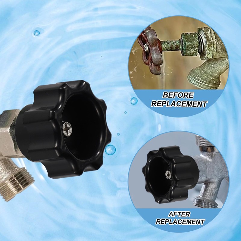 BOXOB 630-7965 Wall Hydrant Handle Kit, Compatible with Prier Mansfield